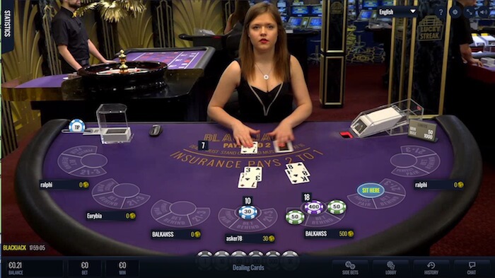 Lucky Streak live blackjack