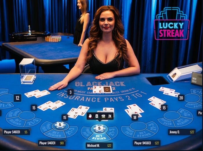 Blackjack con Crupier en Vivo desde España