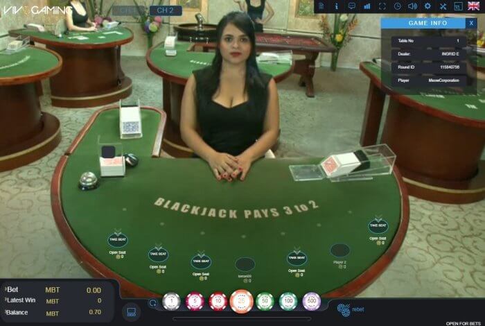 cloudbet vivo blackjack