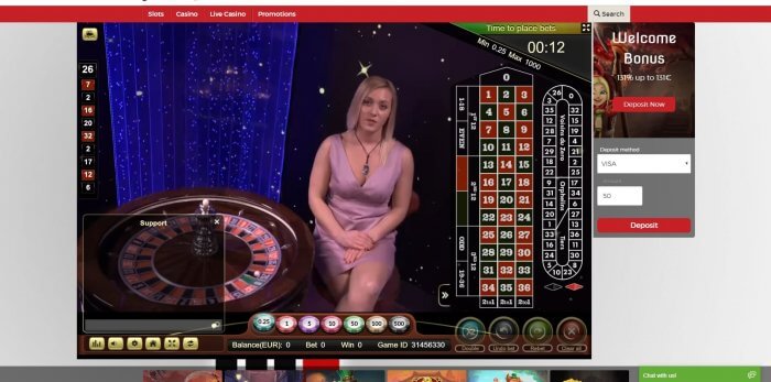 Lucky 31 Live Roulette